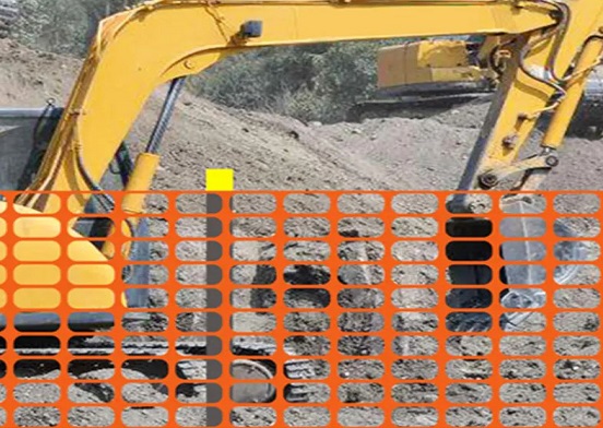 O que torna a cerca de segurança laranja tão eficaz para garantir a segurança no local de trabalho?